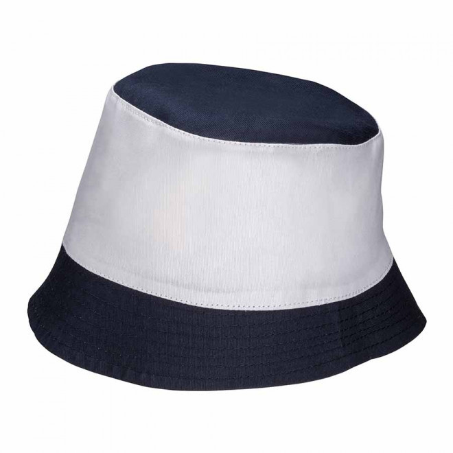 BOB BICOLORE PUBLICITAIRE 'BOBIL' - blanc/bleu