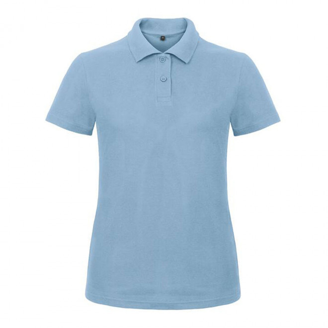 POLO PERSONNALISABLE FEMME B&C 'ADIMO' - bleu clair