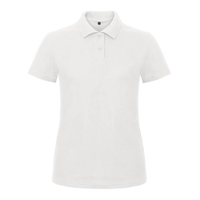 POLO PERSONNALISABLE FEMME B&C 'ADIMO' - blanc