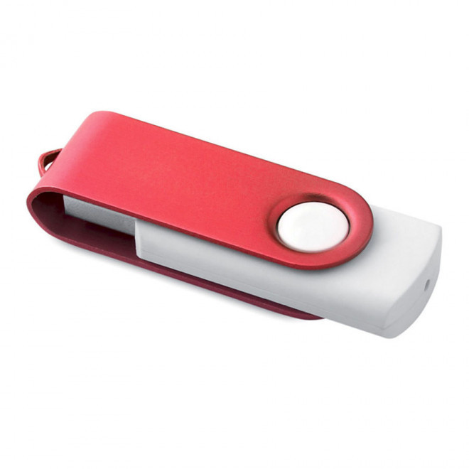 CLE USB PUBLICITAIRE 'ROTOFLASH' 1 GO A 32 GO - rouge