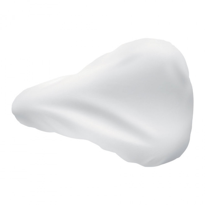 COUVRE-SELLE PUBLICITAIRE POUR VELO 'BYPRO' - blanc