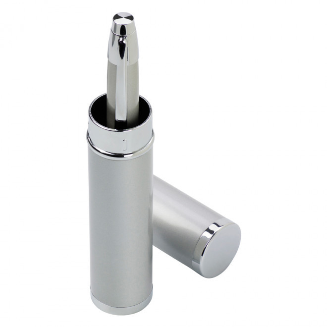 STYLO PUBLICITAIRE EN MÉTAL 'RAVENNE' - argenté