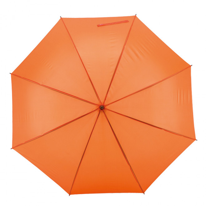 PARAPLUIE DEMI-GOLF MANCHE CANNE A OUVERTURE AUTOMATIQUE 'SUBWAY' - orange