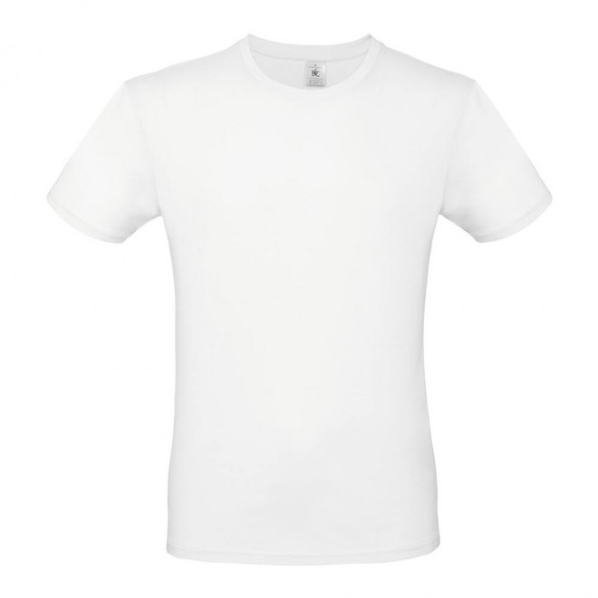 TEE-SHIRT PUBLICITAIRE HOMME BLANC B&C 'PALTO 145G' - blanc