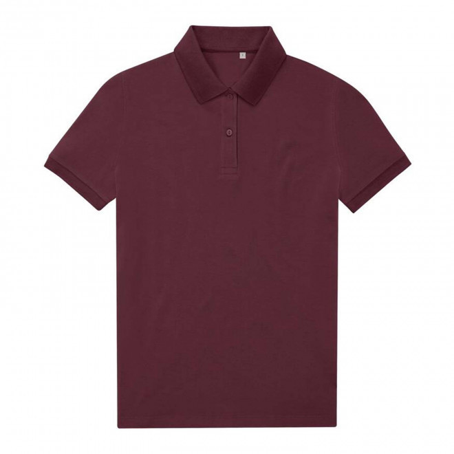 POLO PERSONNALISABLE FEMME B&C 'RADOP' - burgundy