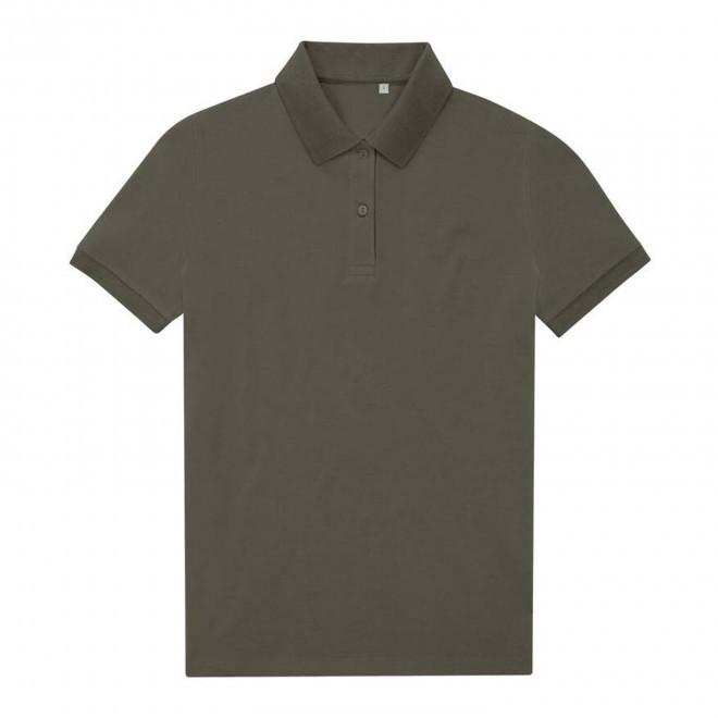 POLO PERSONNALISABLE FEMME B&C 'RADOP' - vert kaki