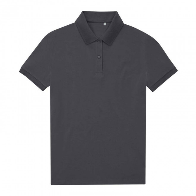 POLO PERSONNALISABLE FEMME B&C 'RADOP' - gris foncé