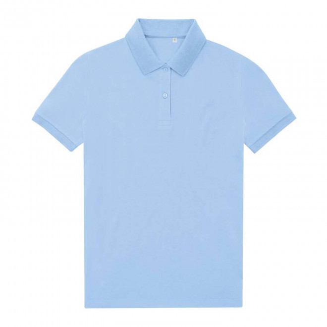 POLO PERSONNALISABLE FEMME B&C 'RADOP' - bleu clair