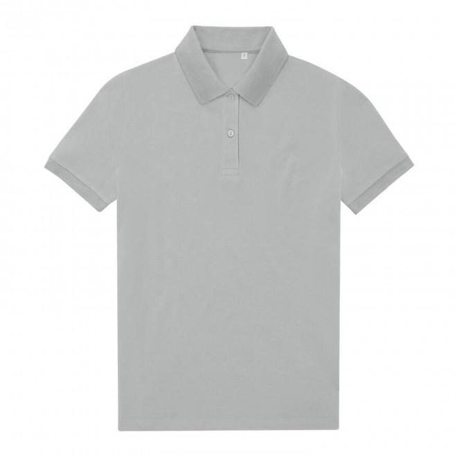 POLO PERSONNALISABLE FEMME B&C 'RADOP' - gris clair