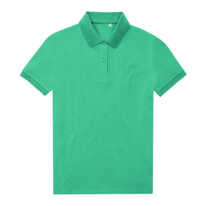 POLO PERSONNALISABLE FEMME B&C 'RADOP' - vert
