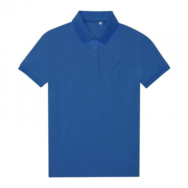 POLO PERSONNALISABLE FEMME B&C 'RADOP' - bleu royal