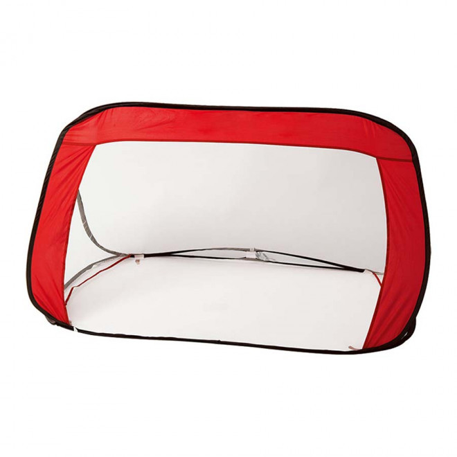 CAGE DE BUTS PLIABLE PERSONNALISABLE 'SHOOT' - rouge