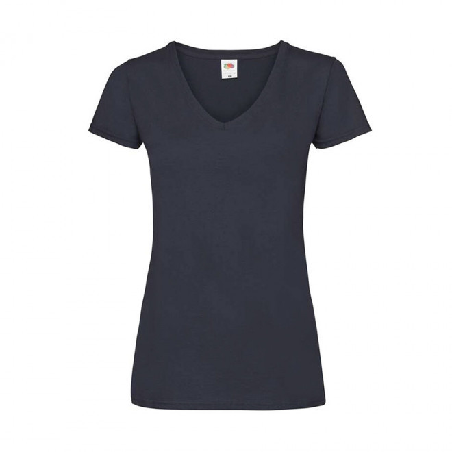 TEE-SHIRT PERSONNALISABLE FEMME V FTL® 'MAGUISTA' - bleu marine