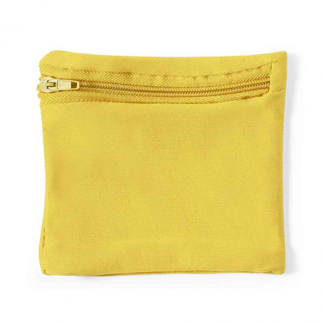 TOUR DE POIGNET PERSONNALISABLE MICROFIBRE 'FIBRA' - jaune