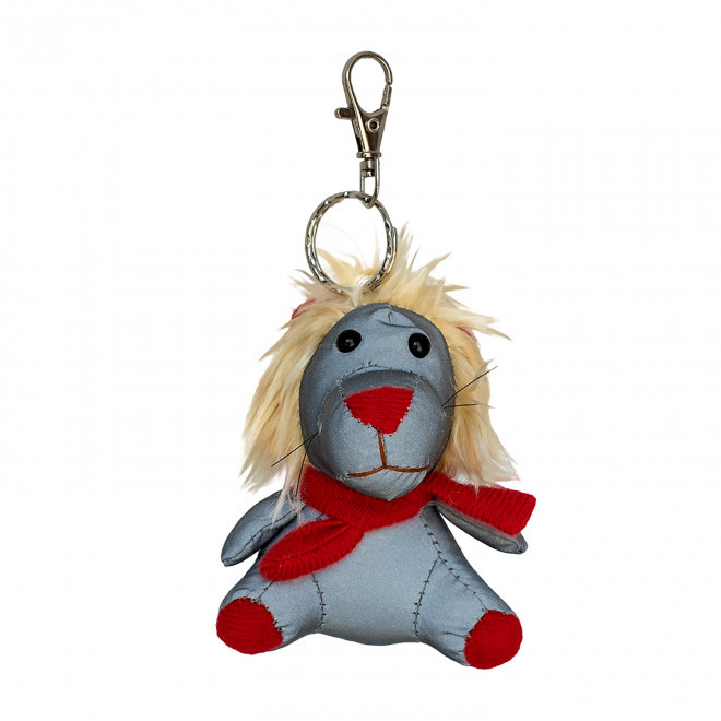 PORTE CLES PUBLICITAIRE REFLECHISSANT 'VISIBLU' - lion