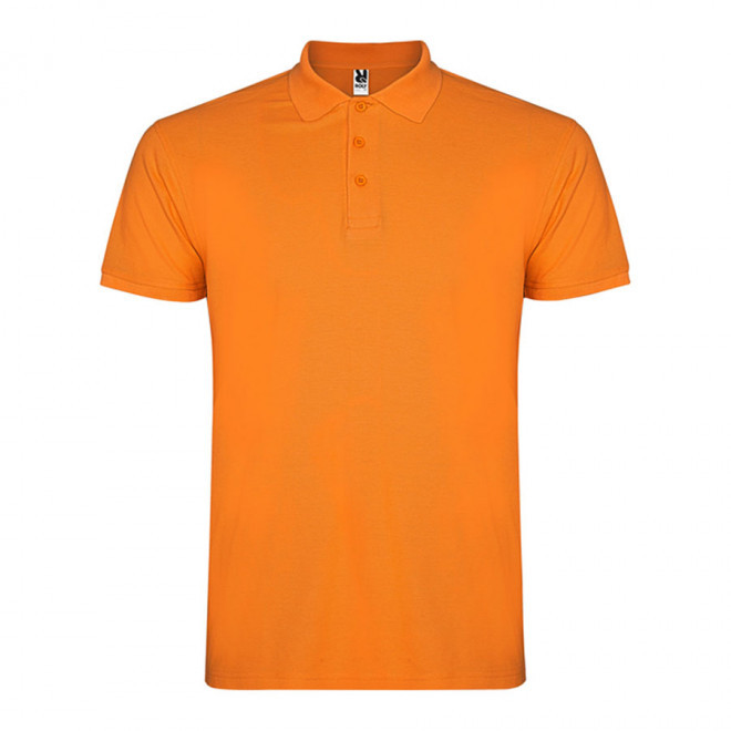 POLO PERSONNALISABLE MC HOMME 'STARLO' - orange