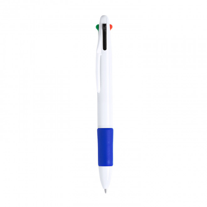 STYLO PUBLICITAIRE 4 COULEURS 'OCTUS' - bleu