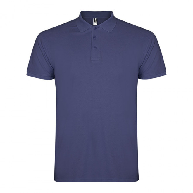 POLO PERSONNALISABLE MC HOMME 'STARLO' - denim