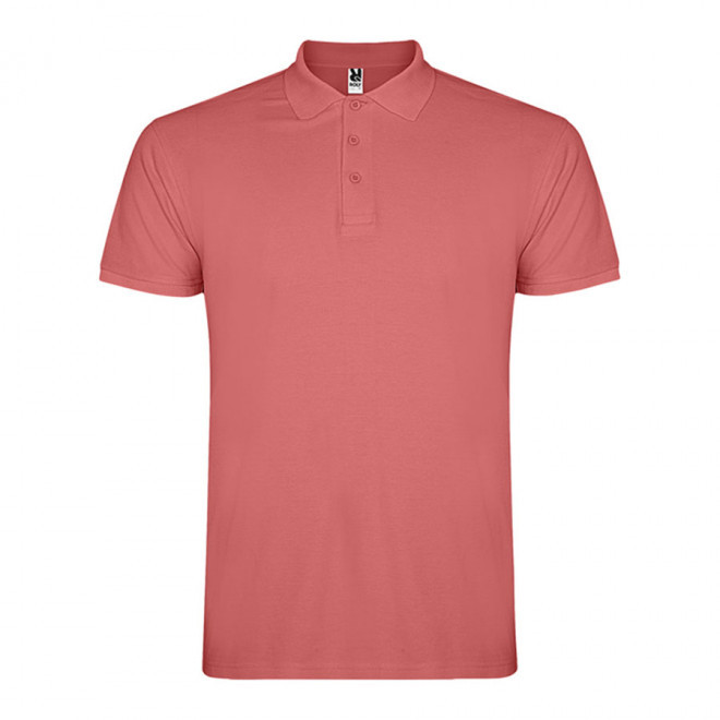 POLO PERSONNALISABLE MC HOMME 'STARLO' - rouge clair