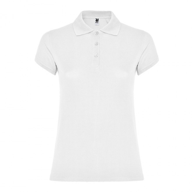 POLO PERSONNALISABLE MC FEMME 'STARLO' - blanc