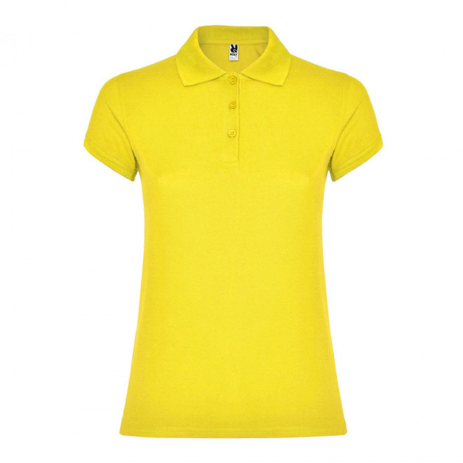 POLO PERSONNALISABLE MC FEMME 'STARLO' - jaune