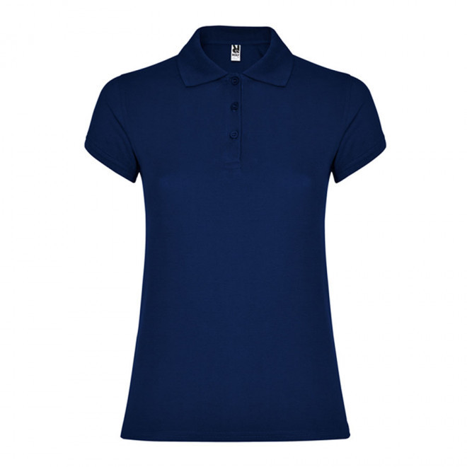 POLO PERSONNALISABLE MC FEMME 'STARLO' - bleu marine