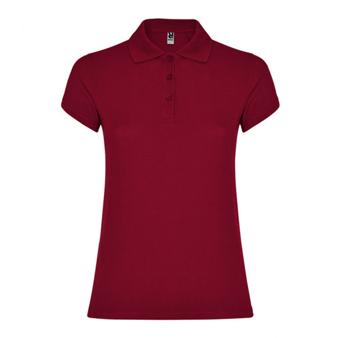 POLO PERSONNALISABLE MC FEMME 'STARLO' - grenat
