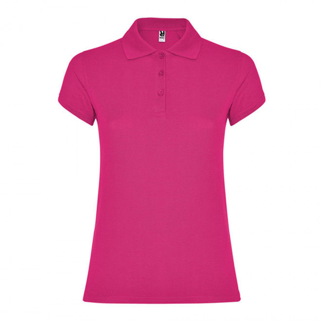 POLO PERSONNALISABLE MC FEMME 'STARLO' - rose