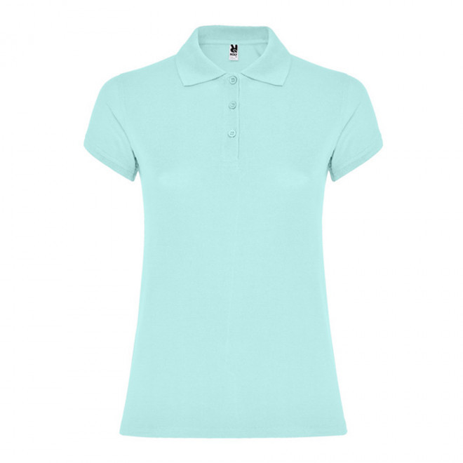 POLO PERSONNALISABLE MC FEMME 'STARLO' - vert menthe