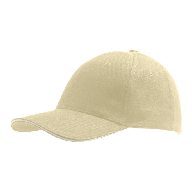 CASQUETTE PUBLICITAIRE 'BUFFALO' 260 GR/M² - beige