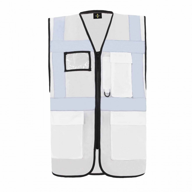 GILET DE SECURITE PERSONNALISABLE 'BERLIN' - blanc