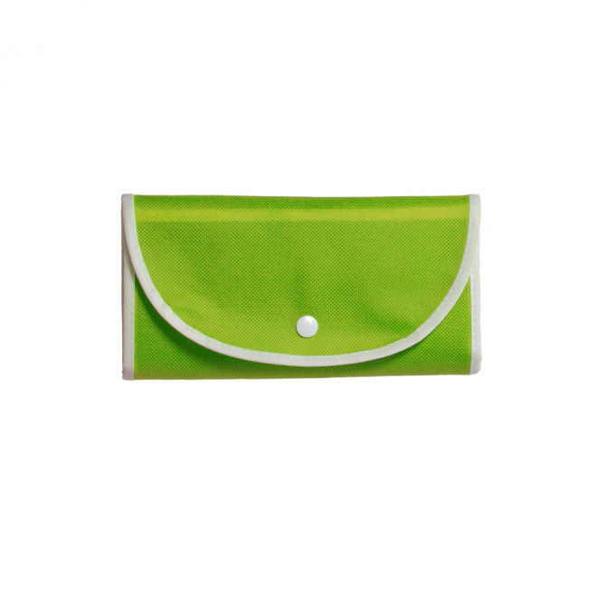 SAC SHOPPING PUBLICITAIRE PLIABLE 'FOLDY' 80 GR/M² - vert
