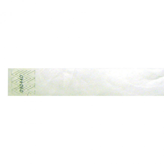 BRACELET EN PAPIER TYVEK® PERSONNALISABLE 'GUEST' 2.5 - blanc