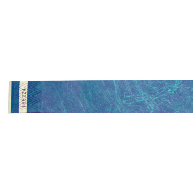 BRACELET EN PAPIER TYVEK® PERSONNALISABLE 'GUEST' 2.5 - bleu