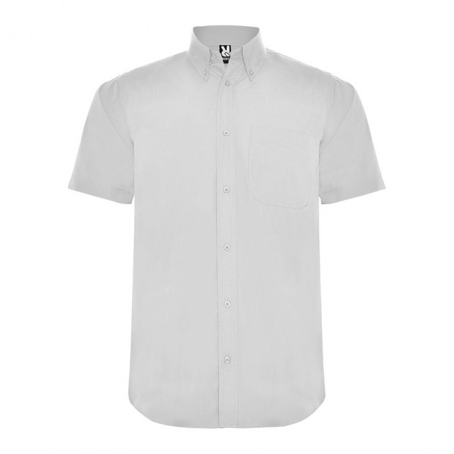CHEMISE PERSONNALISABLE HOMME MC 'AIFOS' - blanc