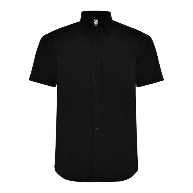 CHEMISE PERSONNALISABLE HOMME MC 'AIFOS' - noir