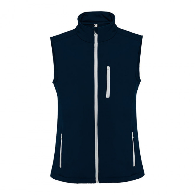BODYWARMER SOFTSHELL MIXTE PERSONNALISABLE 'NEVADA' - bleu marine