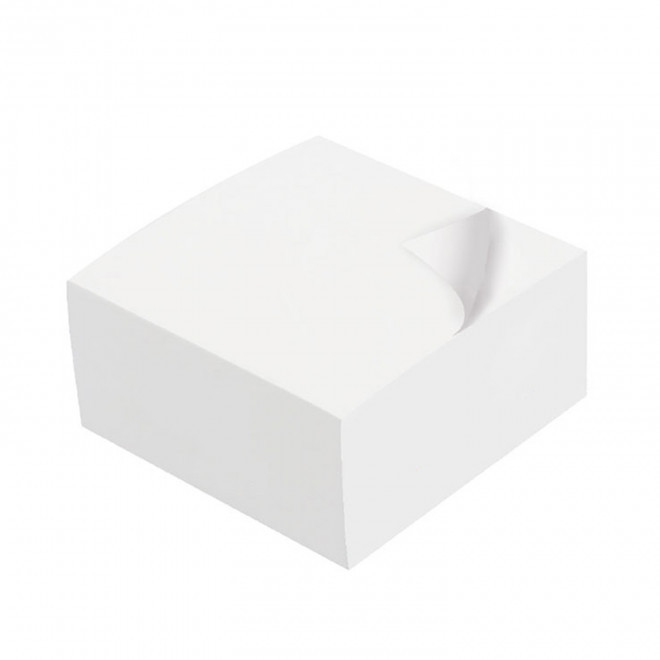 CUBE PAPIER PERSONNALISABLE 'STRANA' - blanc