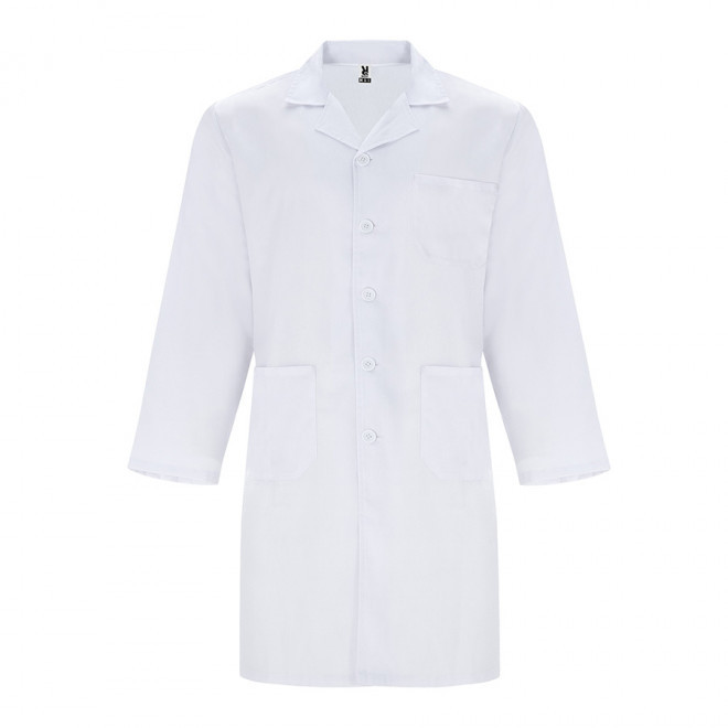 BLOUSE MEDICALE PERSONNALISABLE HOMME 'RESEARCH' - blanc