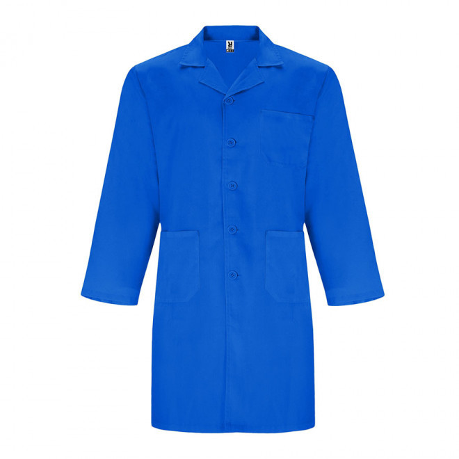 BLOUSE MEDICALE PERSONNALISABLE HOMME 'RESEARCH' - bleu royal