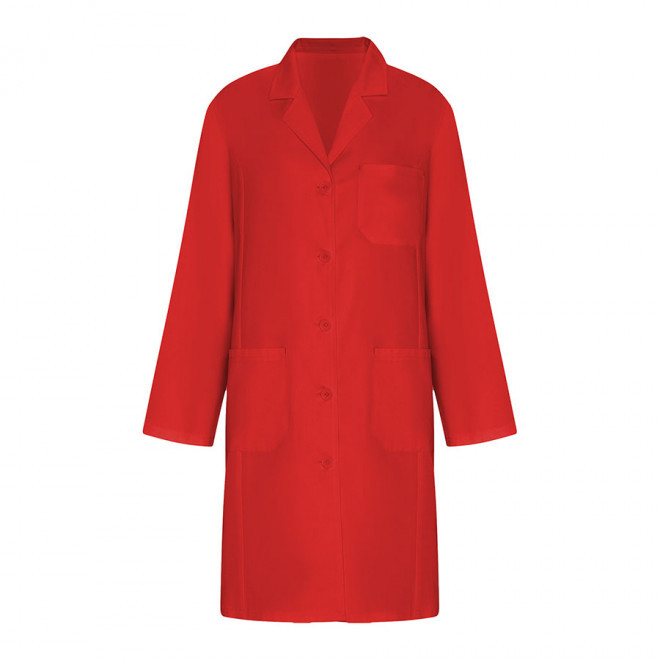 BLOUSE MEDICALE PERSONNALISABLE FEMME 'RESEARCH' - rouge