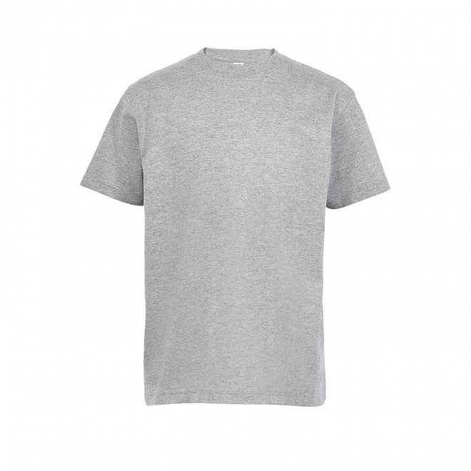 TEE-SHIRT PERSONNALISABLE ENFANT 'IMPERIAL KIDS' - gris chiné
