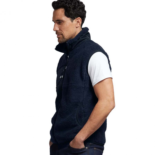 BODYWARMER PERSONNALISABLE HOMME SHERPA MUSTAGHATA® 'INUIT - bleu marine