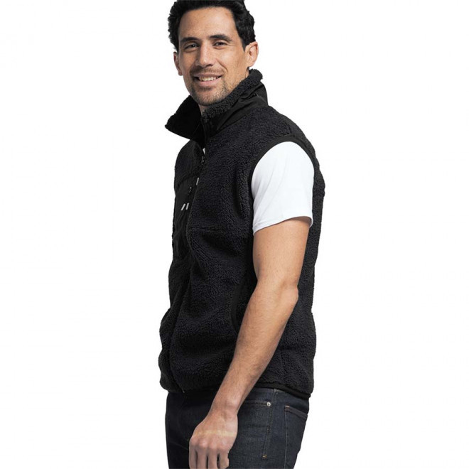 BODYWARMER PERSONNALISABLE HOMME SHERPA MUSTAGHATA® 'INUIT - noir