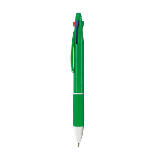 STYLO 4 COULEURS PERSONNALISABLE 'JENNY' - vert