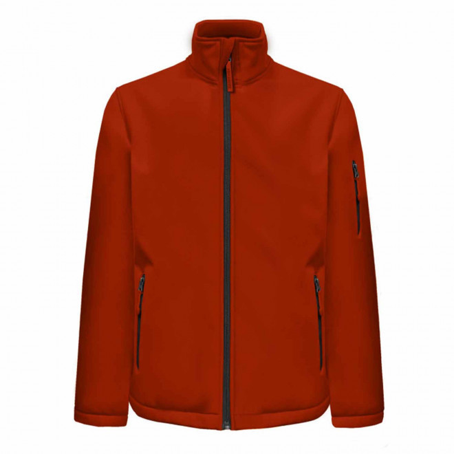 SOFTSHELL HOMME PERSONNALISABLE PEN DUICK 'ATLANTIC' - rouge