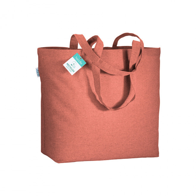 SAC COTON RECYCLE PERSONNALISABLE 190G 'DELICIAS' - rouge