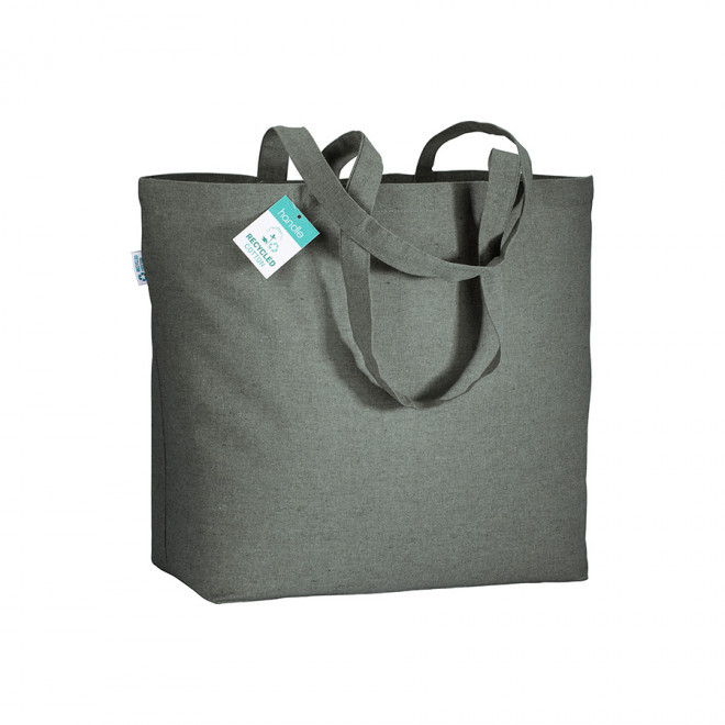 SAC COTON RECYCLE PERSONNALISABLE 190G 'DELICIAS' - vert