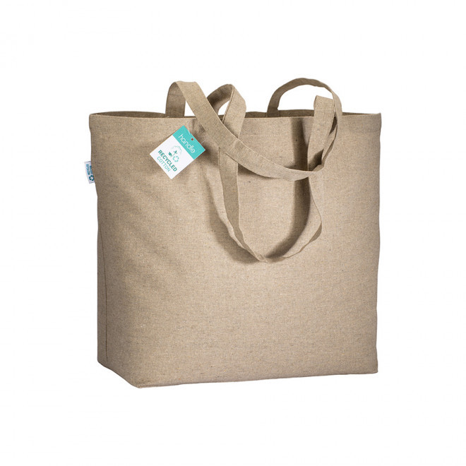 SAC COTON RECYCLE PERSONNALISABLE 190G 'DELICIAS' - écru