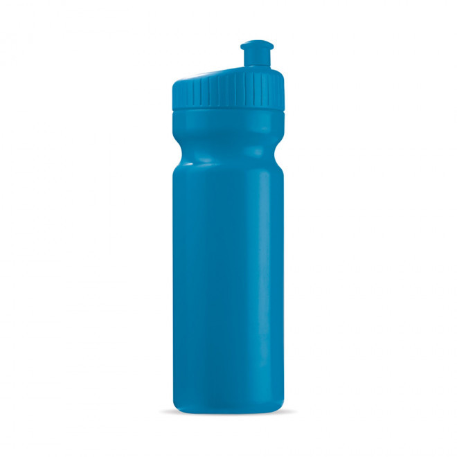 GOURDE OPAQUE PERSONNALISABLE 750ML 'TRAIL' 4J - bleu clair